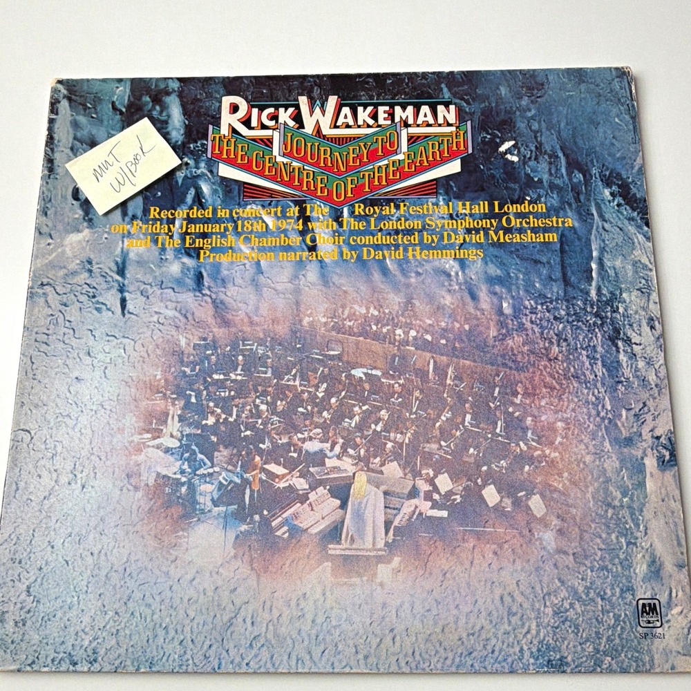 Rick Wakeman Journey to the Centre of the Earth 1974 LP SP-3621 w/Booklet